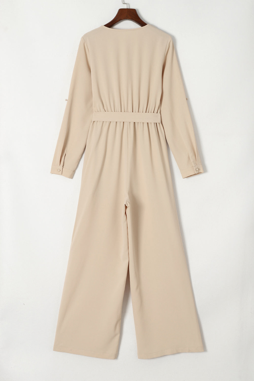 Pocketed Tied Wide Leg Jumpsuit Sunset and Swim   