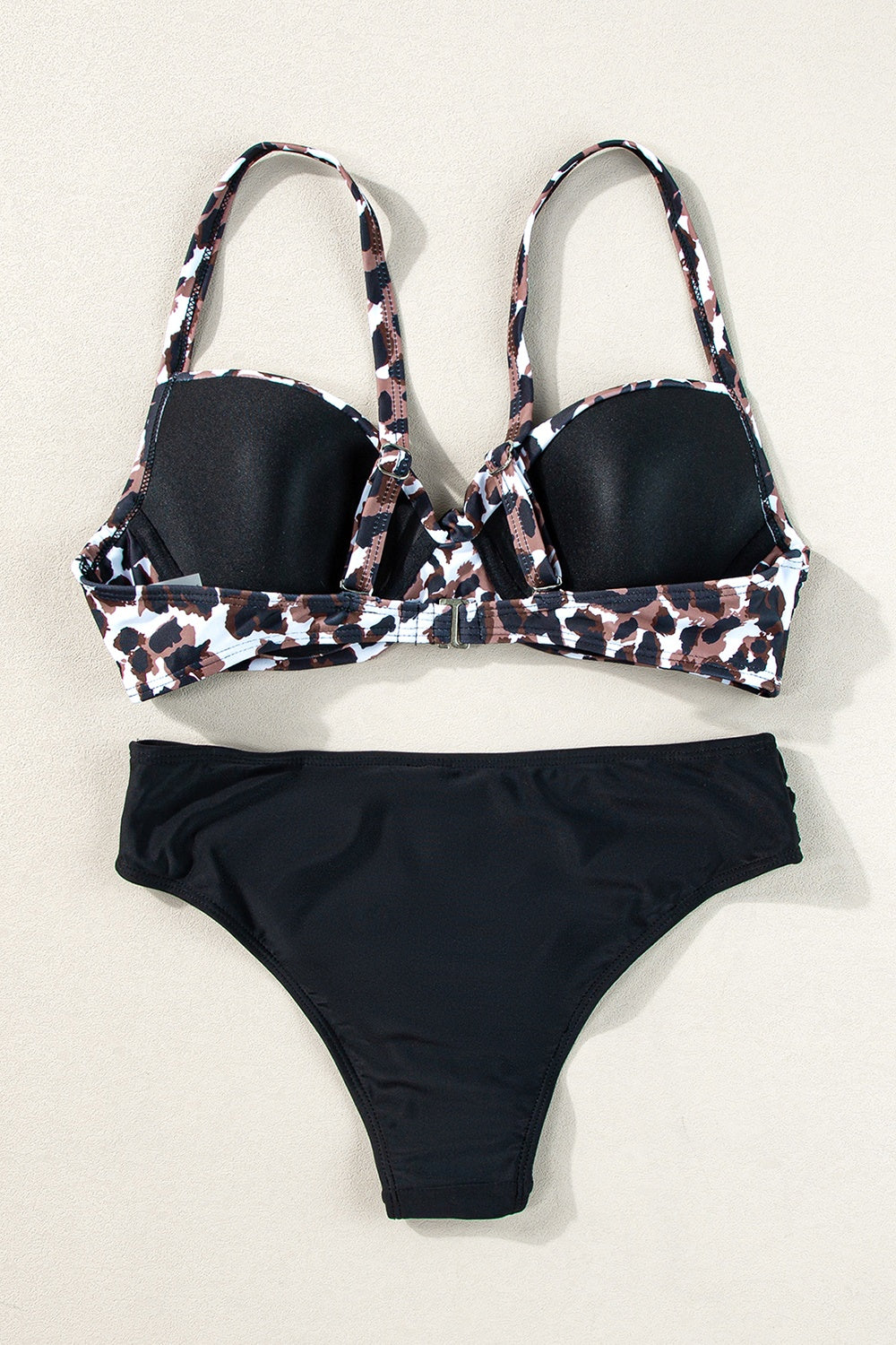 Leopard Sweetheart Neck Bikini Set Sunset and Swim   