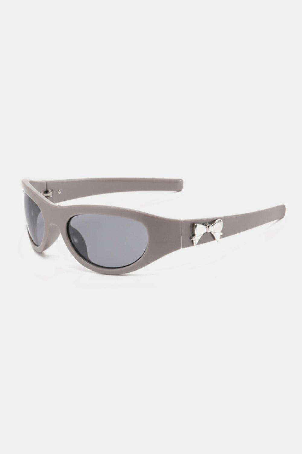 Polycarbonate Frame Cat-Eye Sunglasses Sunset and Swim Gray One Size 