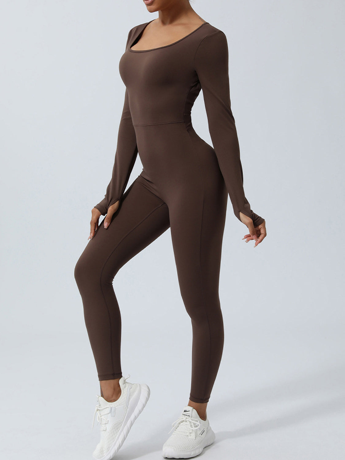 Sunset and Swim  Twisted Backless Long Sleeve Jumpsuit Sunset and Swim   