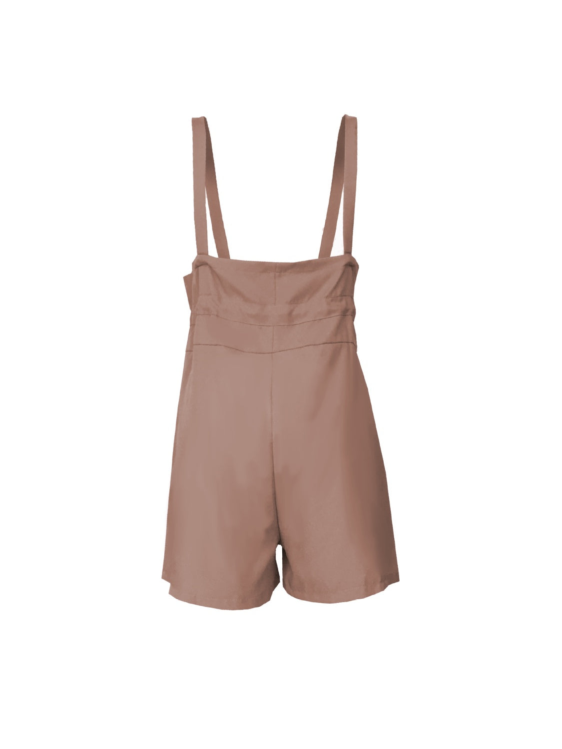 Drawstring Wide Strap Overalls with Pockets Sunset and Swim   