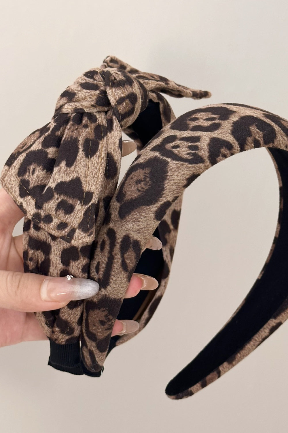 Leopard Polyester Wide Headband Sunset and Swim   