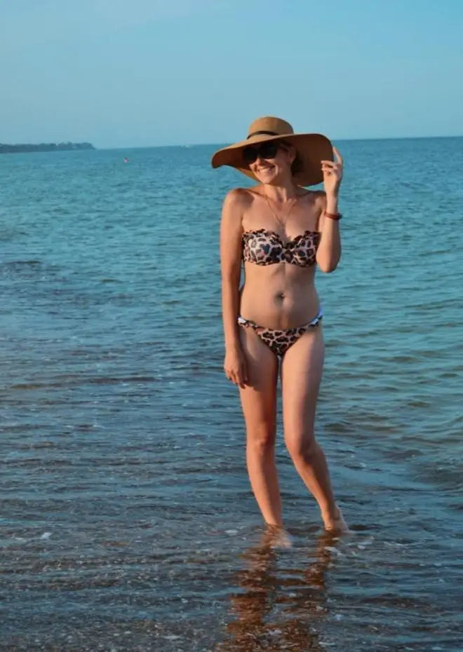 Amelia Sexy Women Bikini Brazilian Push-up Bra Bikini Set  Sunset and Swim   