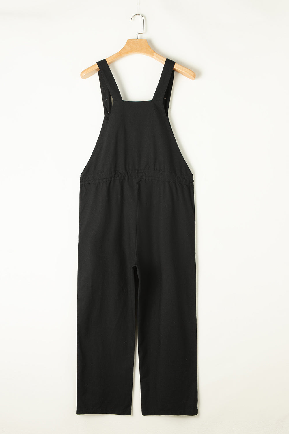 Drawstring Wide Strap Overalls with Pockets Sunset and Swim   