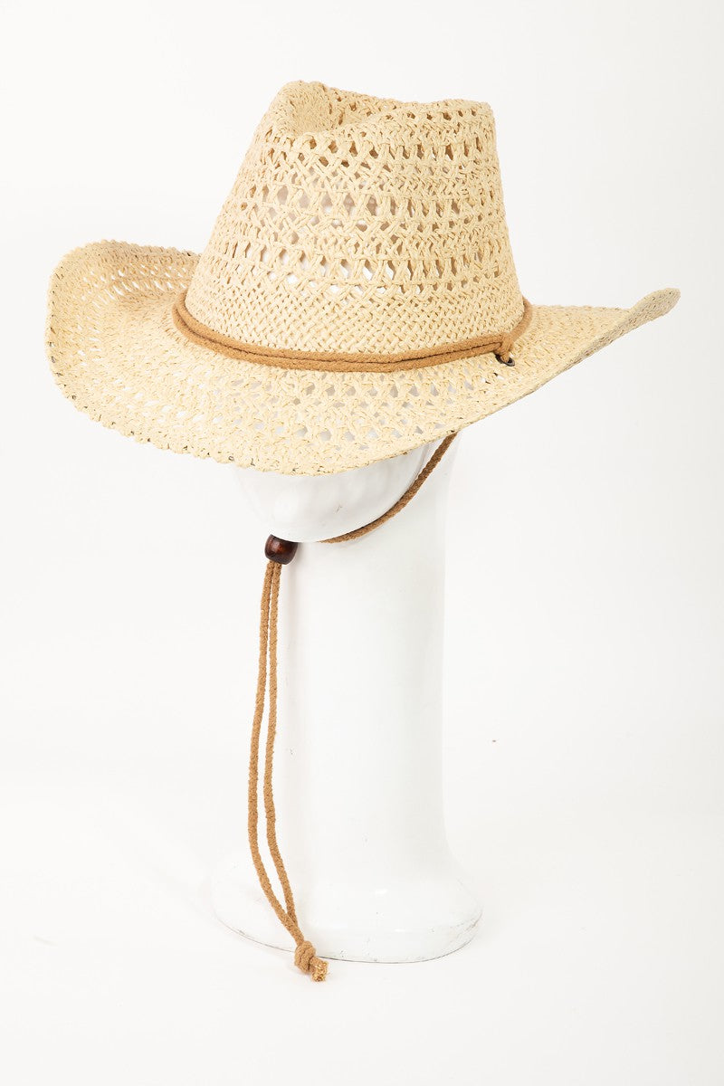 Sunset and Swim  Rope Strap Straw Braided Hat Sunset and Swim Iv One Size 