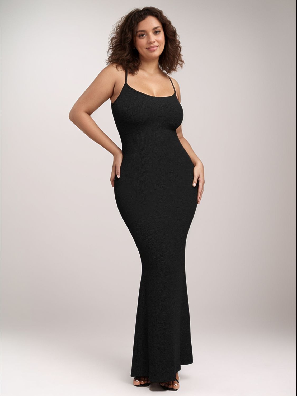 Basic Bae Built-In Shapewear Sleeveless Maxi Dress Sunset and Swim   