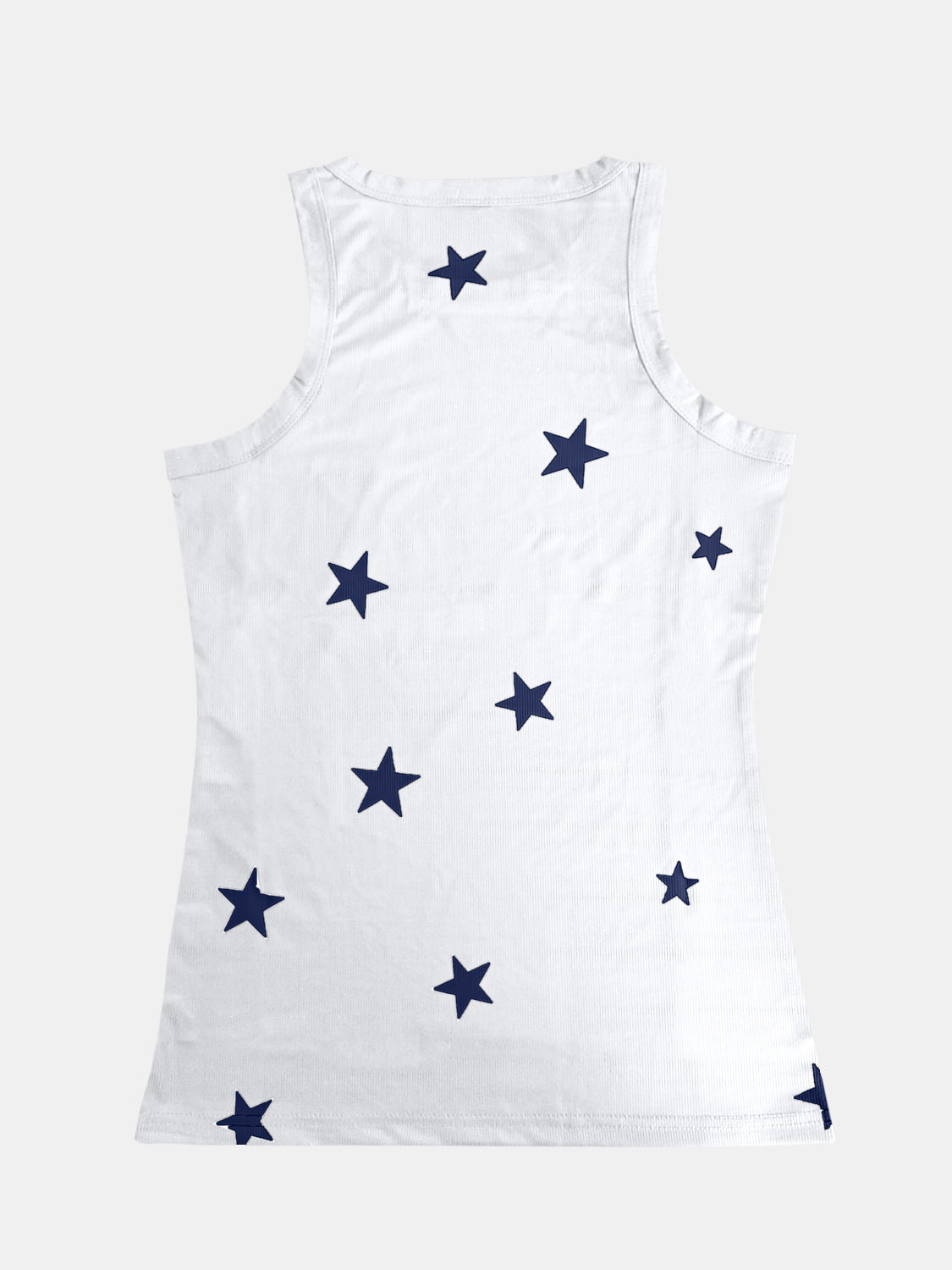 Full Size Star Round Neck Tank Sunset and Swim   