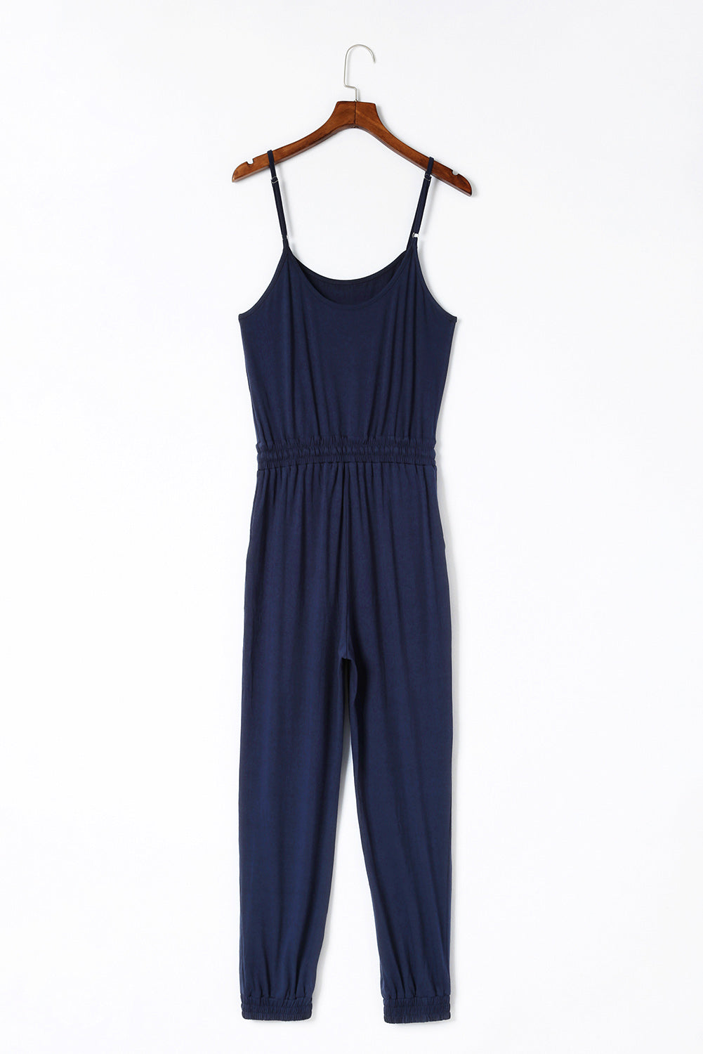 Spaghetti Strap Jumpsuit with Pockets  Sunset and Swim   