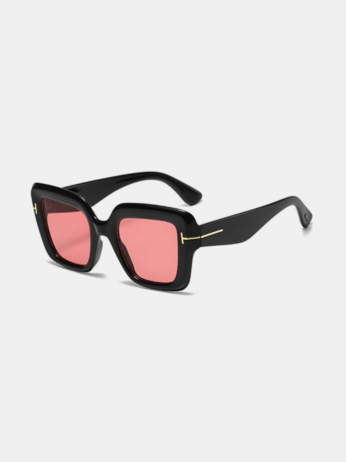 Polycarbonate Frame Square Sunglasses Sunset and Swim Strawberry One Size 