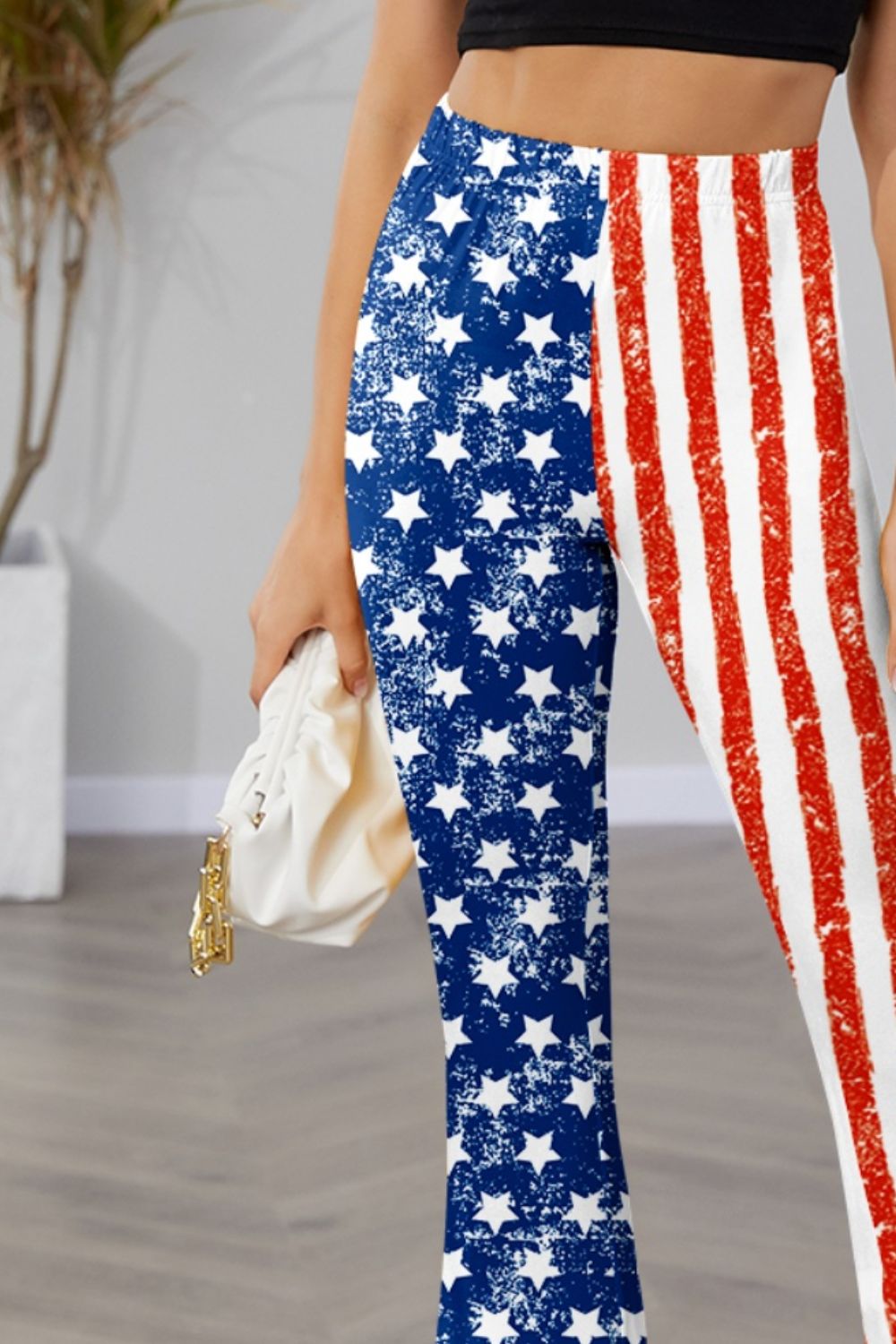 Star & Stripes High Waist Bootcut Pants Sunset and Swim   