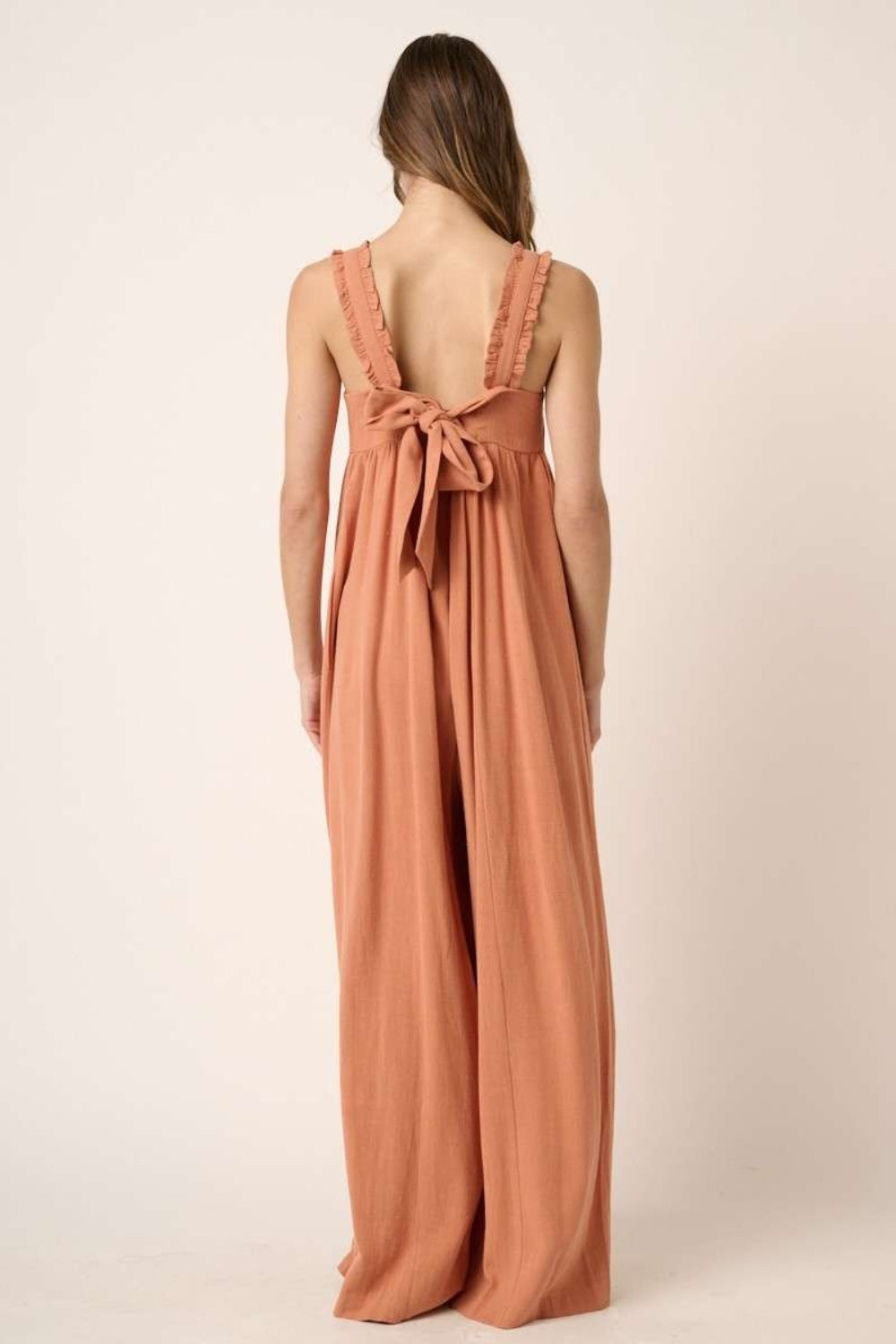 Mittoshop Sleeveless Wide Leg Jumpsuit Sunset and Swim   