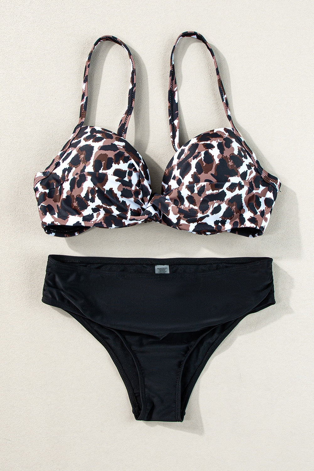 Leopard Sweetheart Neck Bikini Set Sunset and Swim   