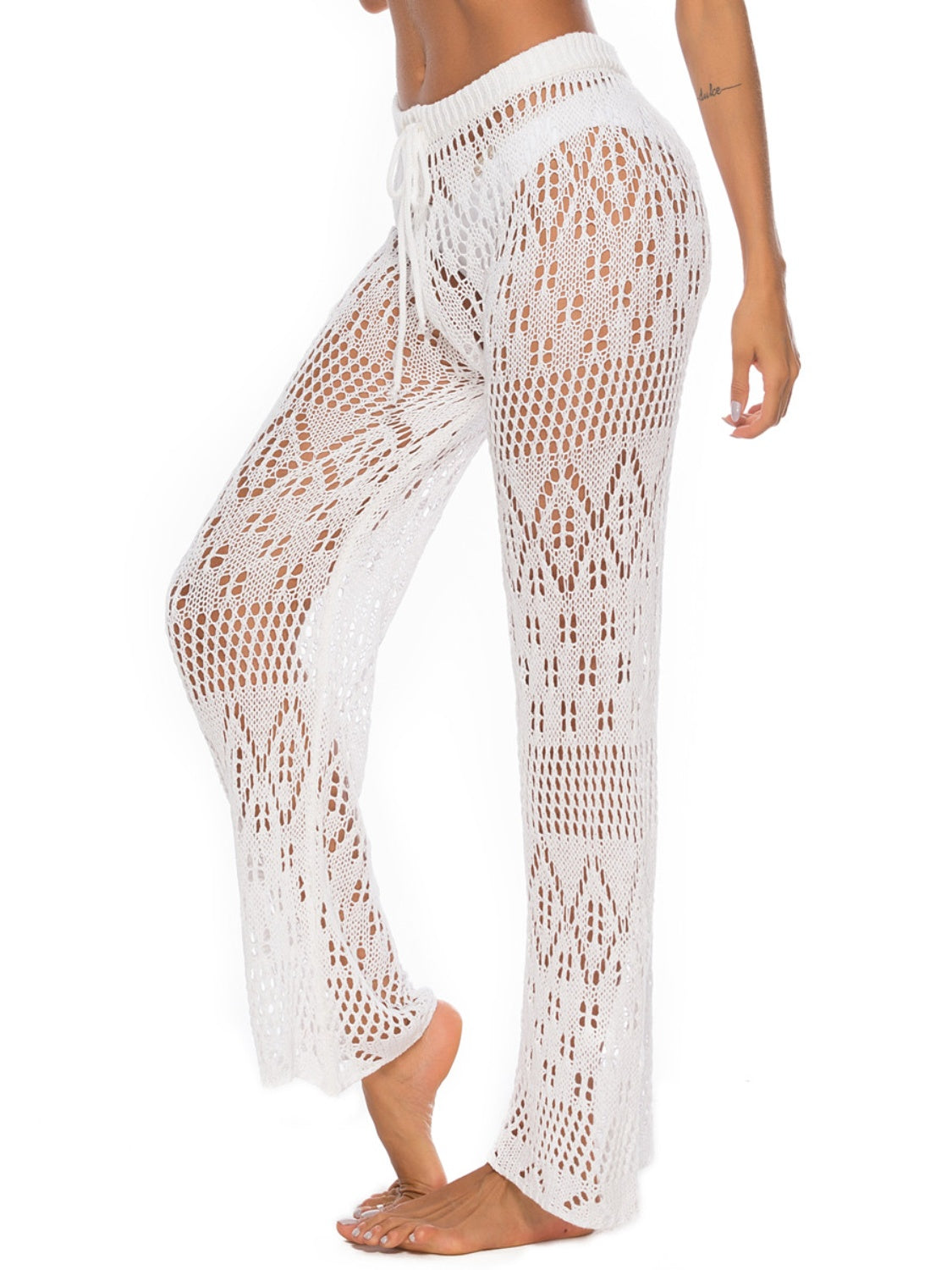 Sunset Vacation  Cutout Straight Swim Pants Sunset and Swim   