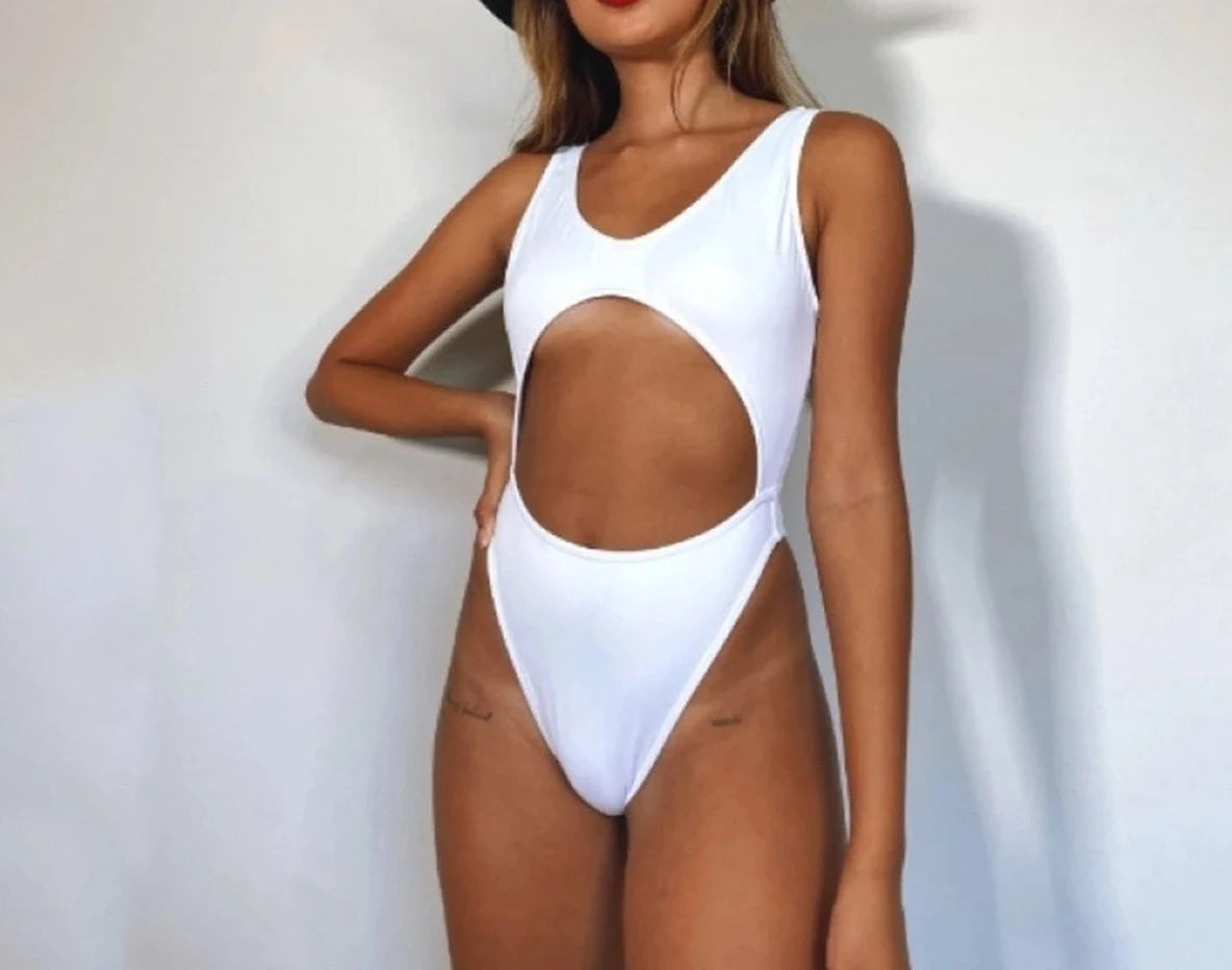 Spicy Island Underboob Cut Out Swimsuit  Sunset and Swim   