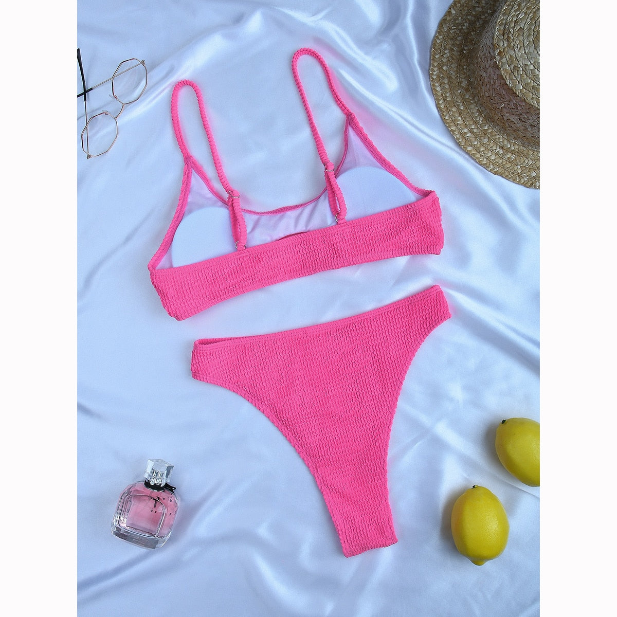 Own the Beach Cut Out Underboob Bikini  Sunset and Swim   
