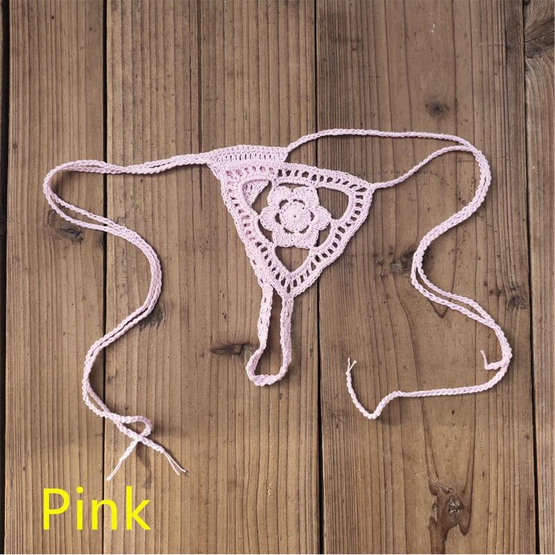 13 Colors Crochet Thong String Women&#39;s Mini Secret Romance Bikini Micro Swimwear Sunset and Swim   