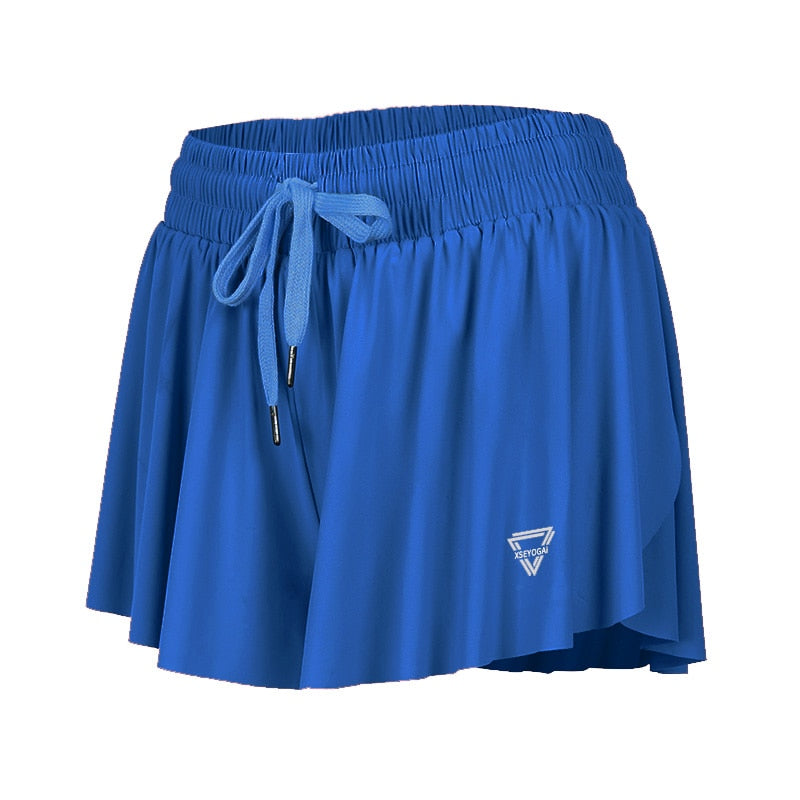 DynamicMotion Flex Shorts®  Sunset and Swim Blue S 
