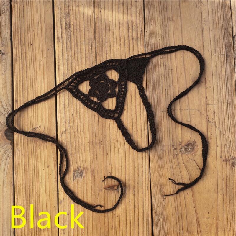 13 Colors Crochet Thong String Women&#39;s Mini Secret Romance Bikini Micro Swimwear Sunset and Swim   