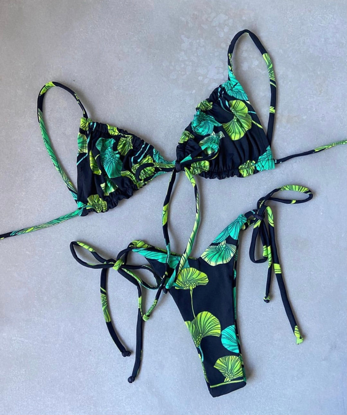 Island Hopper Cheeky Brazilian Bikini  Sunset and Swim   
