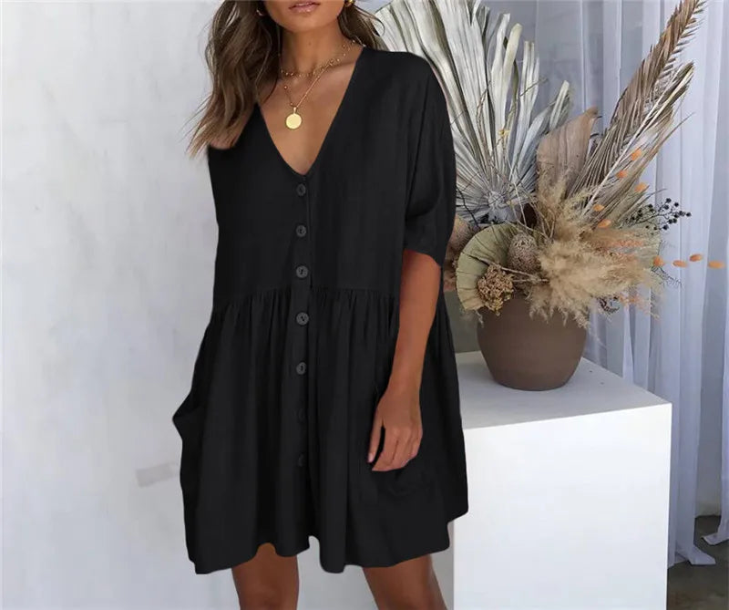 Sunset Stunner Beach Cover Up Casual Summer Dress Sunset and Swim   