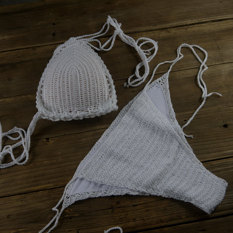 Handmade Sun-Kissed Crochet Boho Bikini  Sunset and Swim   