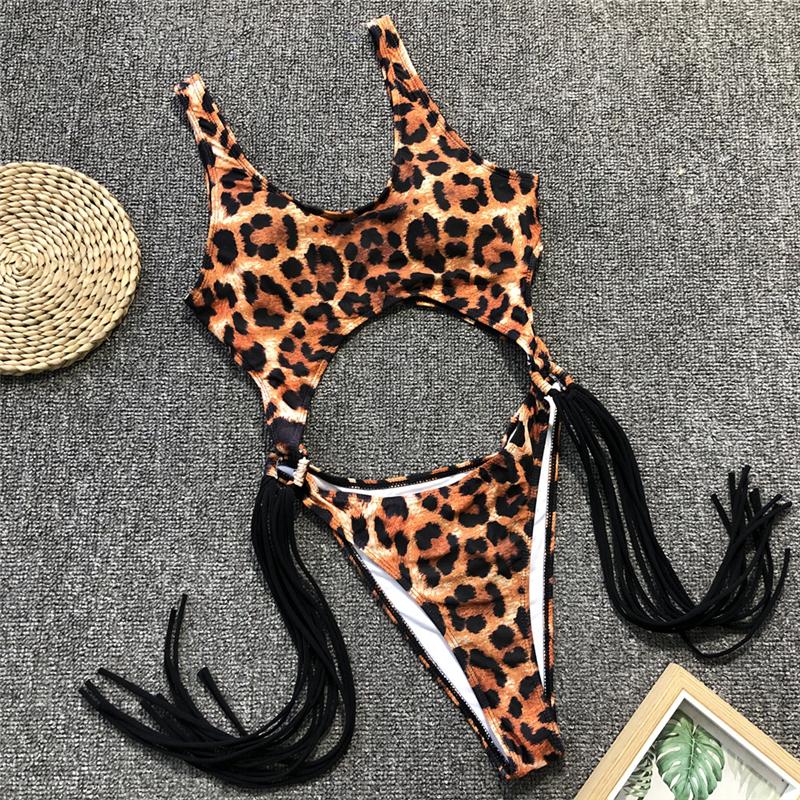 Tassel Dreams Underboob High Cut Out Swimsuit  Sunset and Swim   