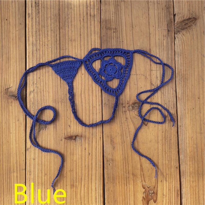 13 Colors Crochet Thong String Women&#39;s Mini Secret Romance Bikini Micro Swimwear Sunset and Swim   