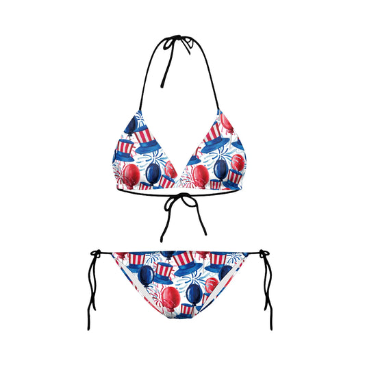 4th of July Celebration Bikini  Sunset and Swim Red/White/Blue M 