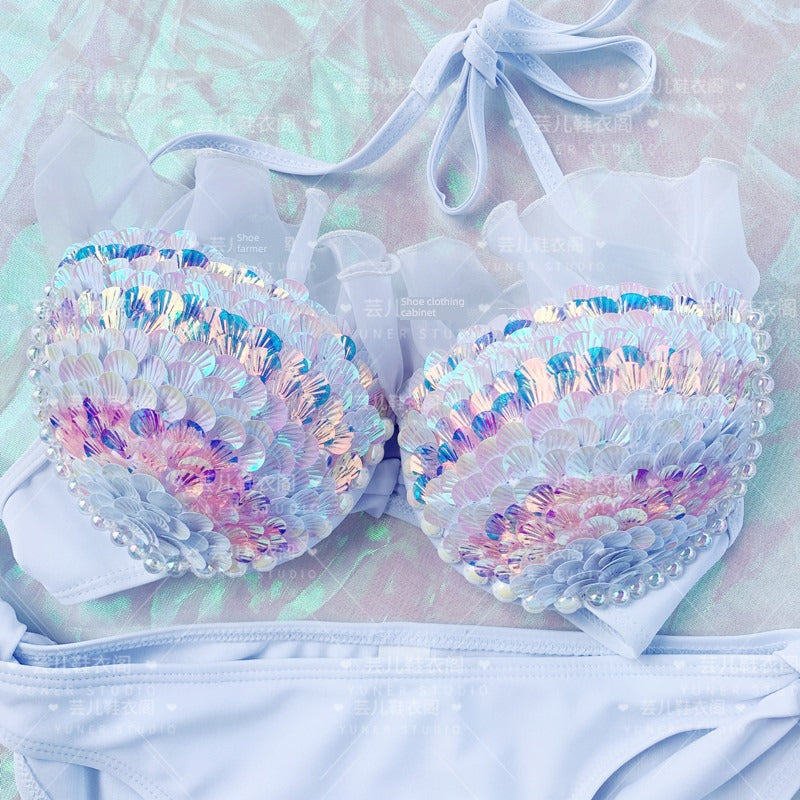 Sea Siren Pearl Sparkle Mermaid Bikini  Sunset and Swim Fairy style 185/96A 