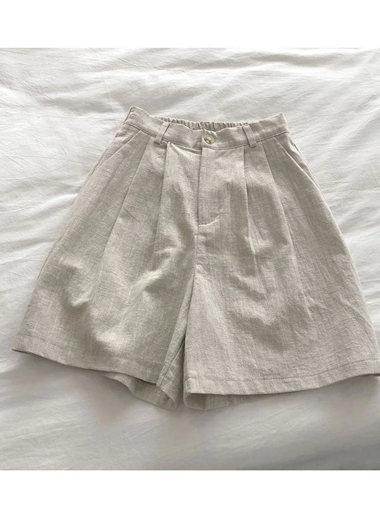 Hamptons Linen Shorts Sunset and Swim Apricot L