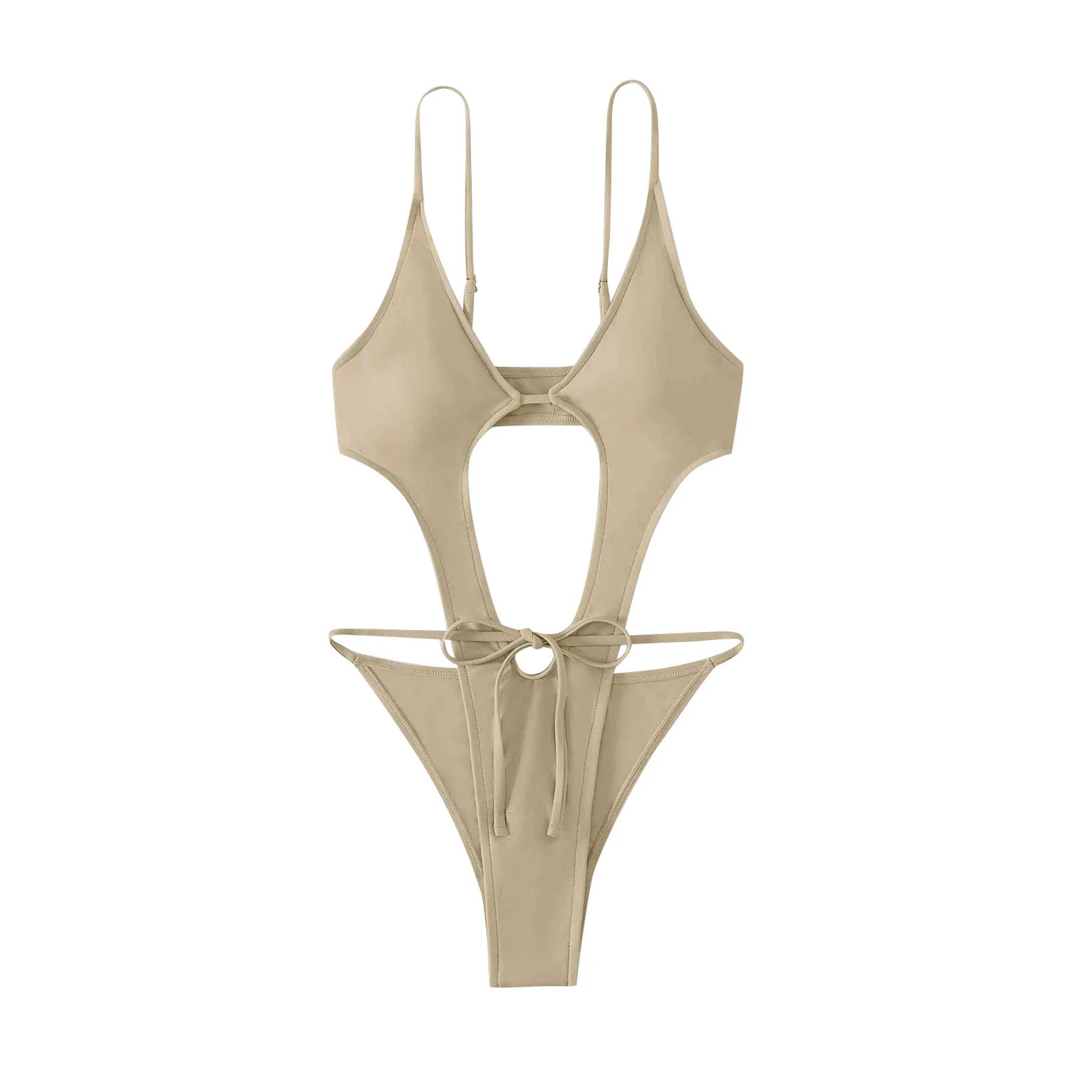 Ibiza High Cut Cut Out Swimsuit Sunset and Swim