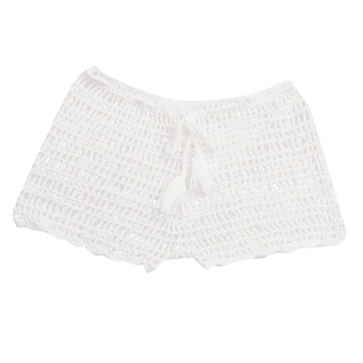 Tropical Dreamweaver Crochet Shorts Sunset and Swim   