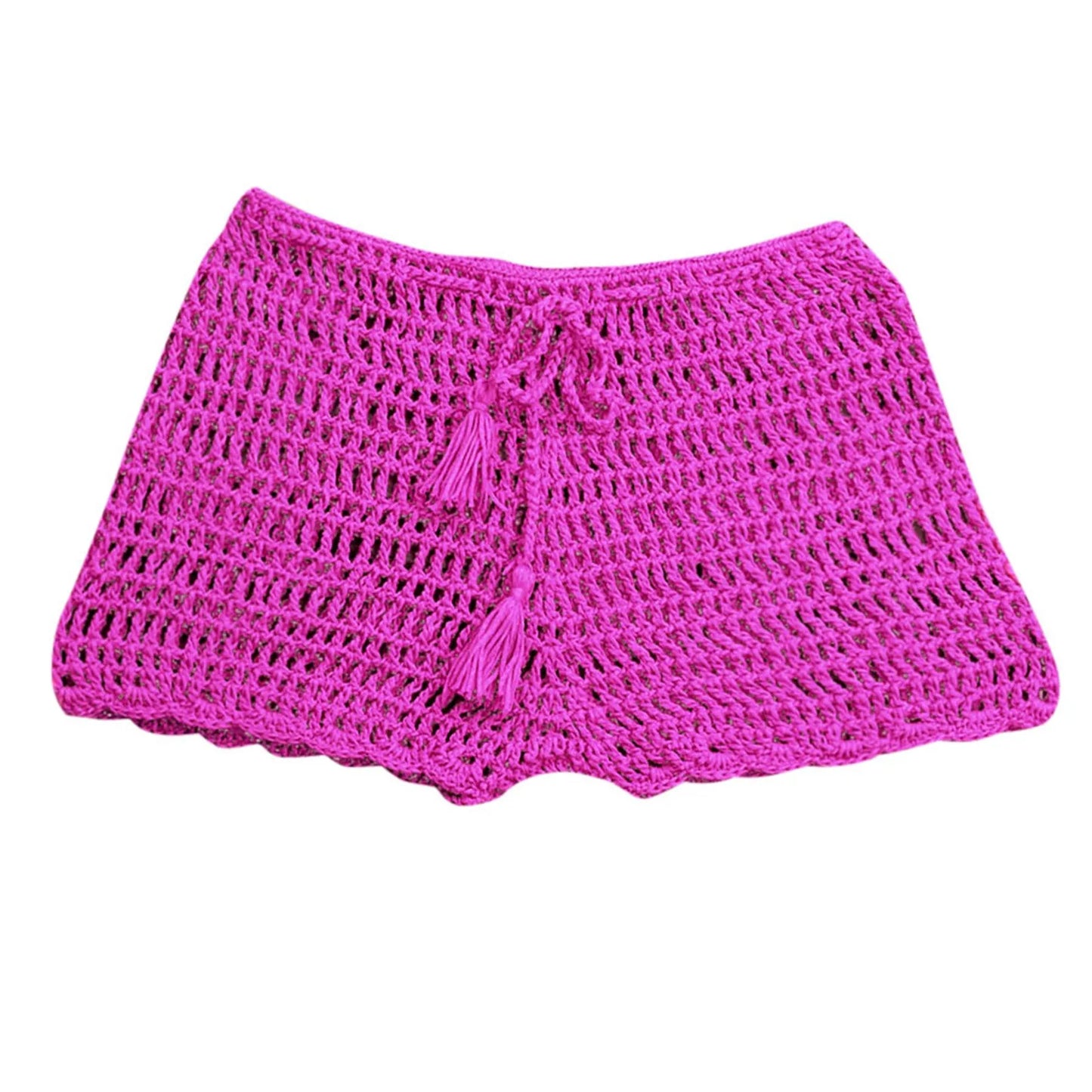 Tropical Dreamweaver Crochet Shorts Sunset and Swim   