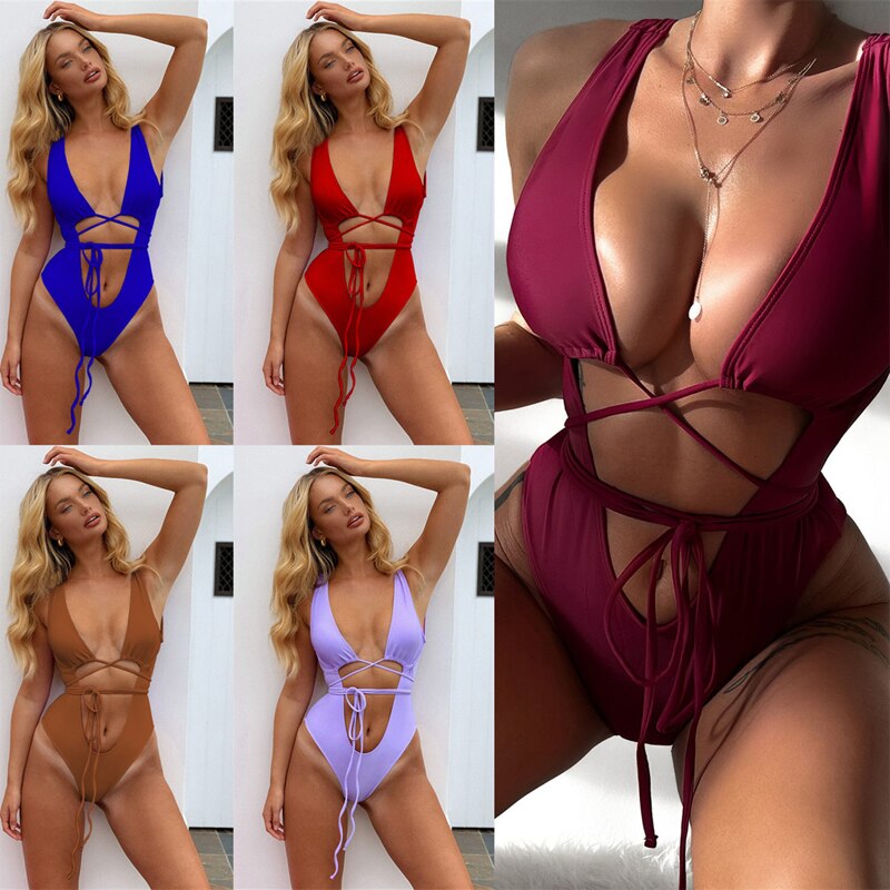Hailey Strappy Waist Cut Out Swimsuit  Sunset and Swim   