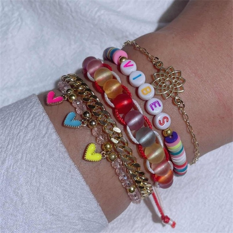 Shimmering Sands Bracelet Set  Sunset and Swim BX620  