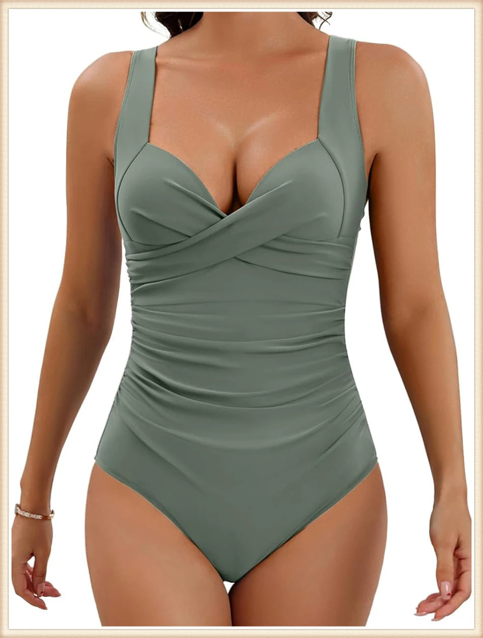 Sculpted Silhouette Shaping Swimsuit Sunset and Swim   