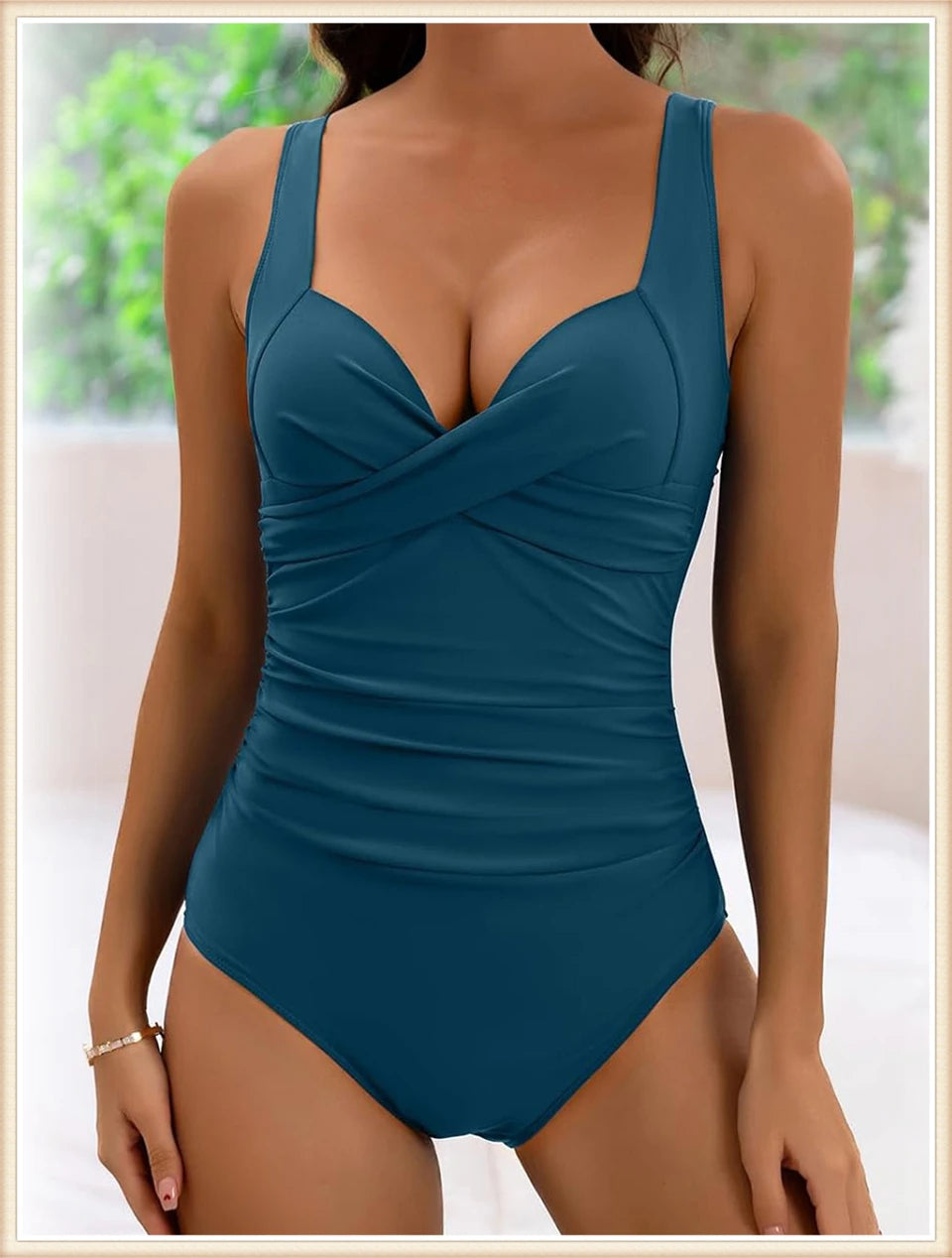 Sculpted Silhouette Shaping Swimsuit Sunset and Swim   