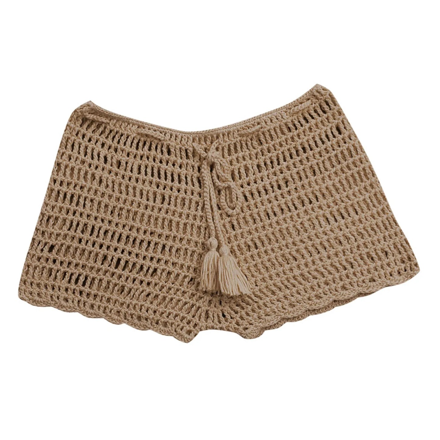 Tropical Dreamweaver Crochet Shorts Sunset and Swim   