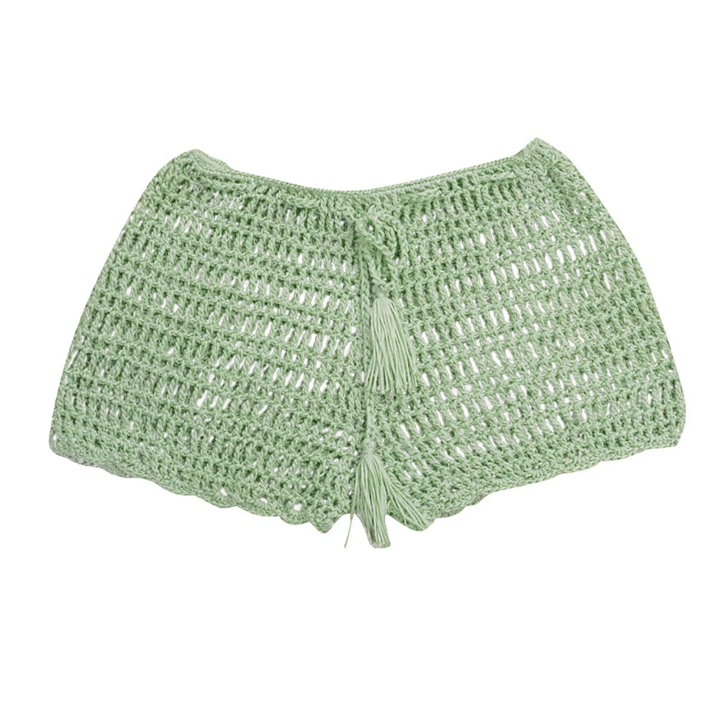 Tropical Dreamweaver Crochet Shorts Sunset and Swim   