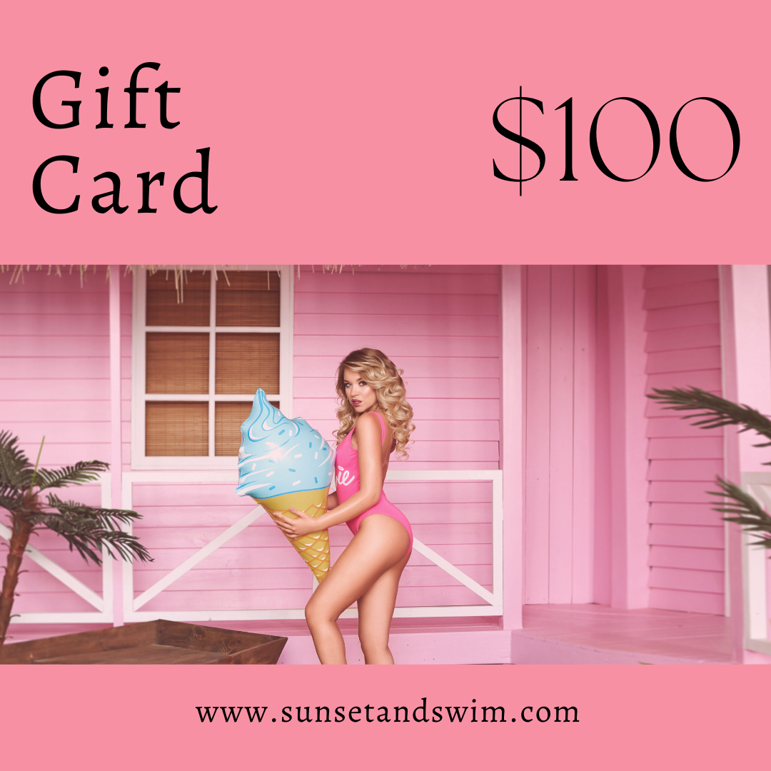 Sunset and Swim Gift Card  Sunset and Swim 100,00 $  