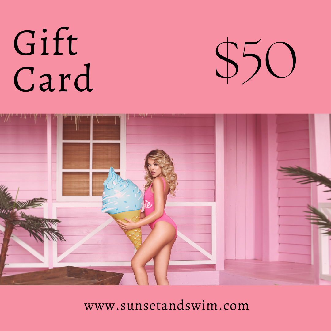 Sunset and Swim Gift Card  Sunset and Swim 50,00 $  