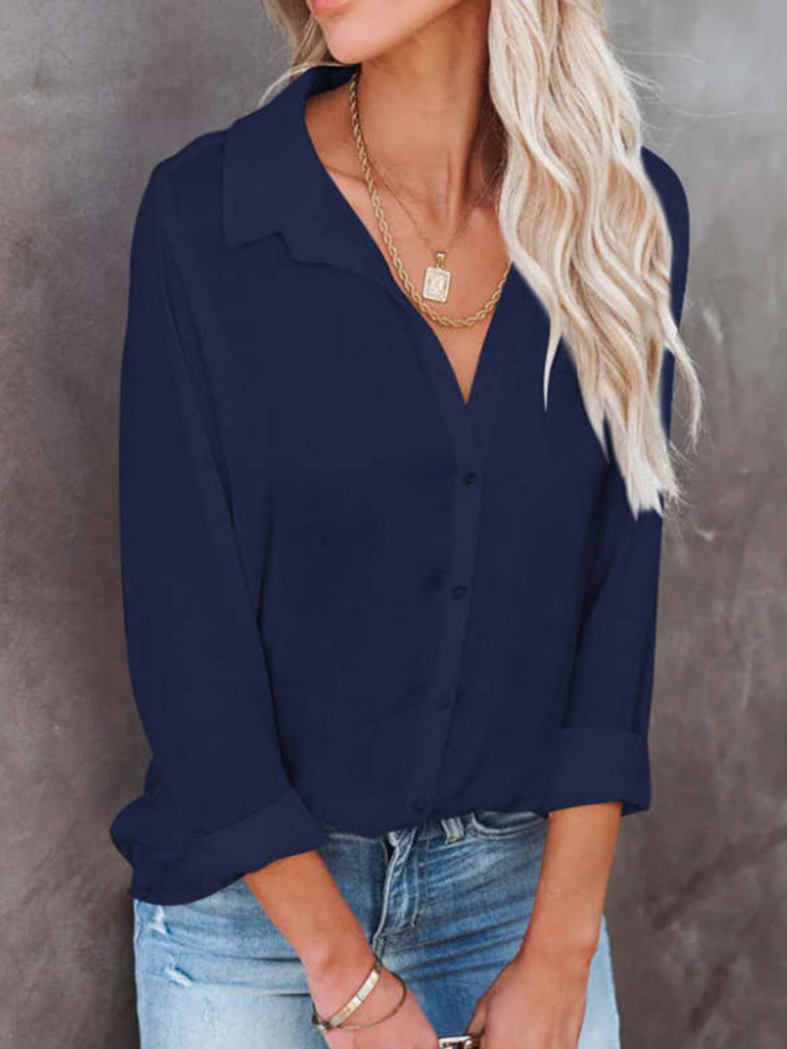 Sunset Vacation Button Down Collared Neck Long Sleeve Shirt Sunset and Swim   