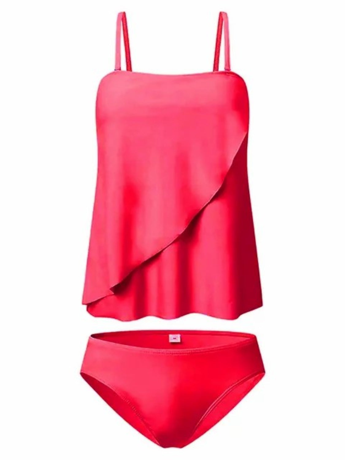 Sunset Vacation  Detachable Strap Top and Brief Swim Set Sunset and Swim   