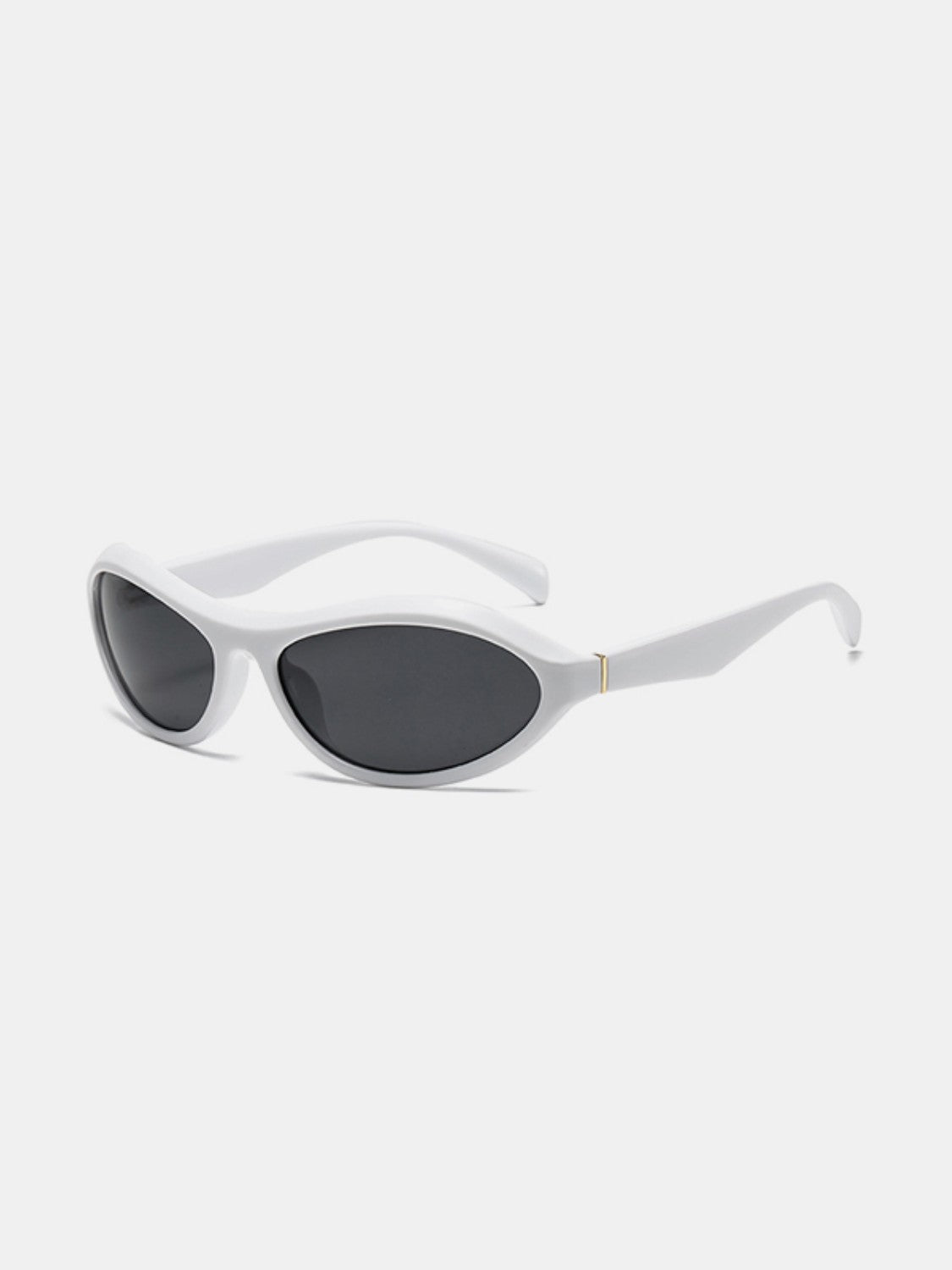 Cat Eye Polycarbonate Sunglasses Sunset and Swim White One Size 