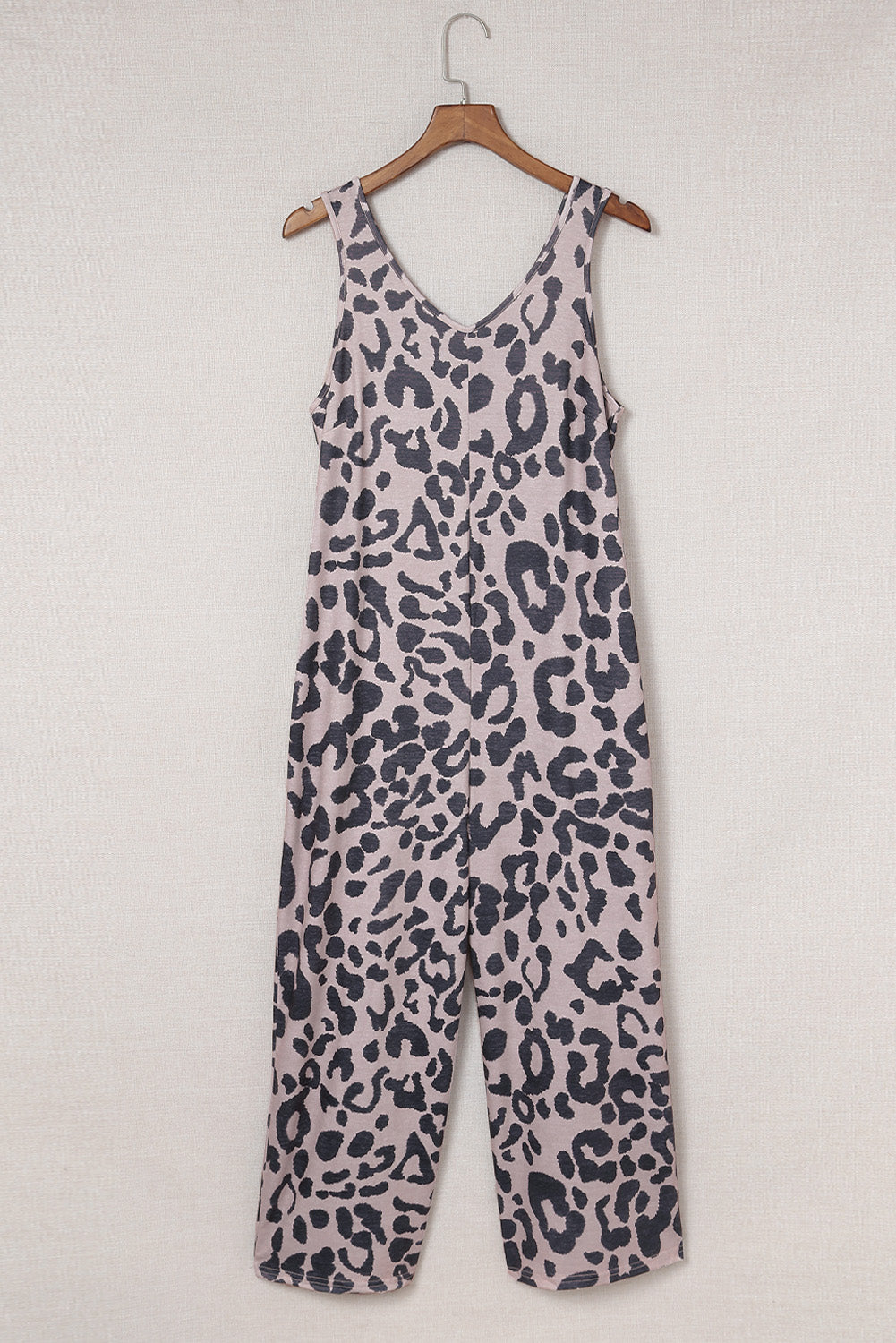 Sunset and Swim Leopard Sleeveless Wide Leg Jumpsuit Sunset and Swim Leopard S 