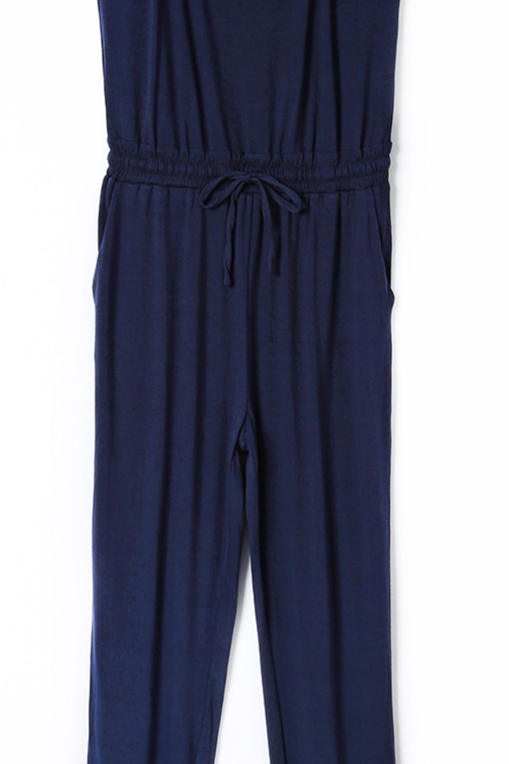 Spaghetti Strap Jumpsuit with Pockets Sunset and Swim   