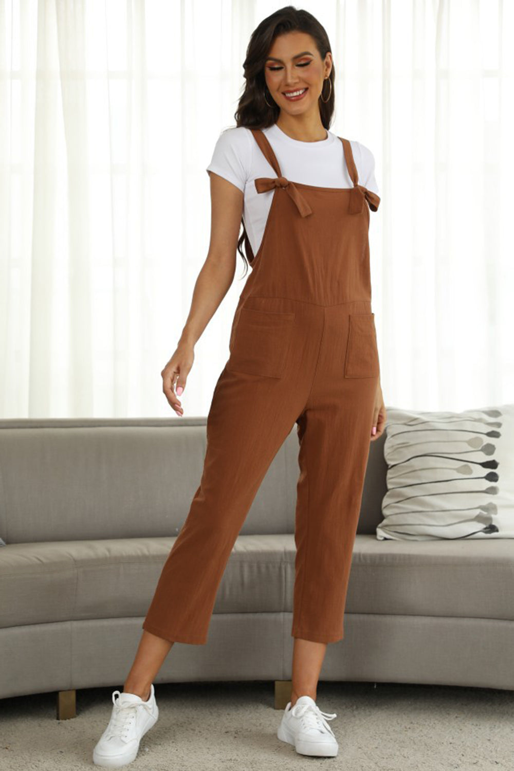 Sunset and Swim  Plus Size Square Neck Wide Strap Jumpsuit Sunset and Swim   