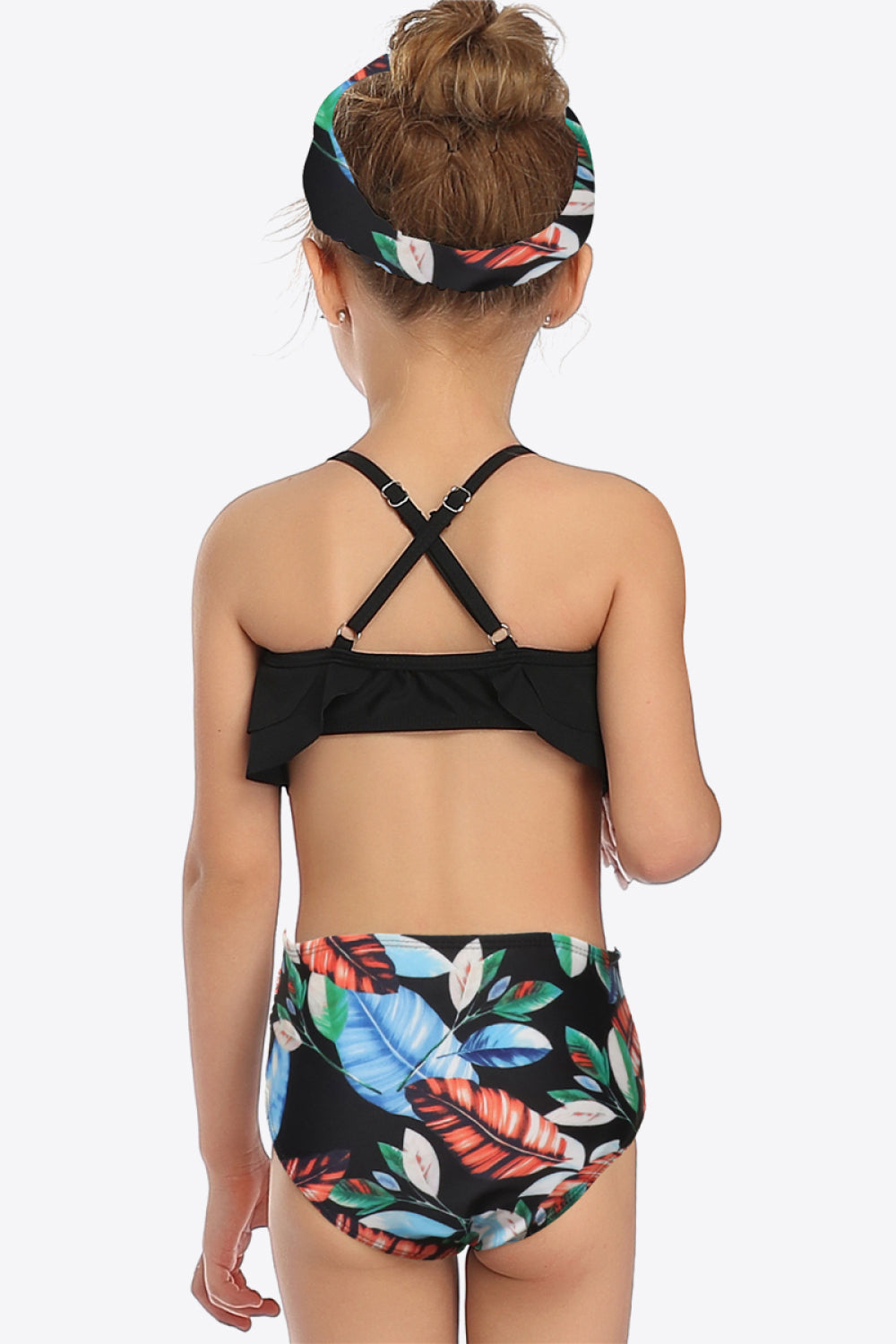 Sunset Vacation  Printed Crisscross Layered Two-Piece Swim Set I Kids Swimwear Sunset and Swim   