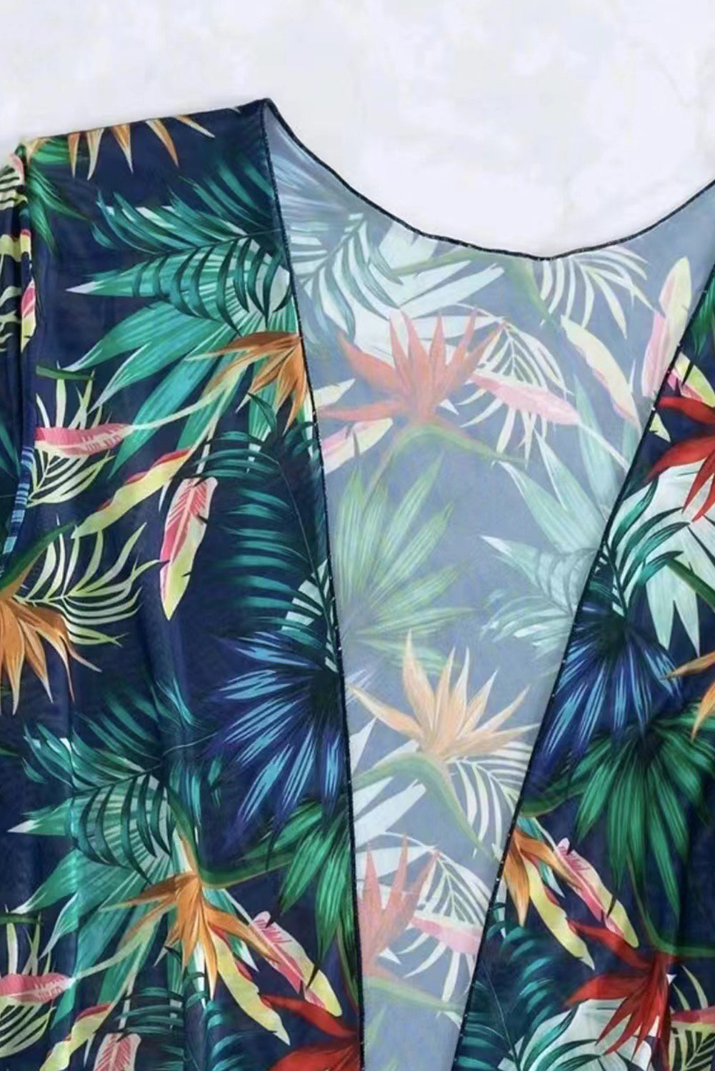 Printed Halter Neck Three-Piece Swim Set Sunset and Swim   