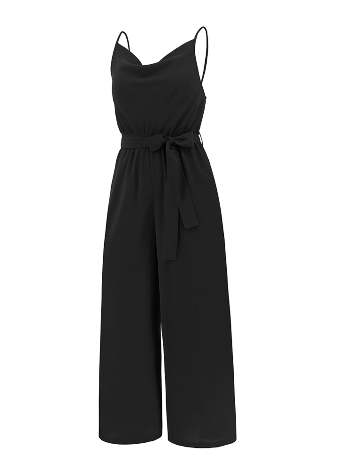 Sunset and Swim  Tied Spaghetti Strap Wide Leg Jumpsuit Sunset and Swim   